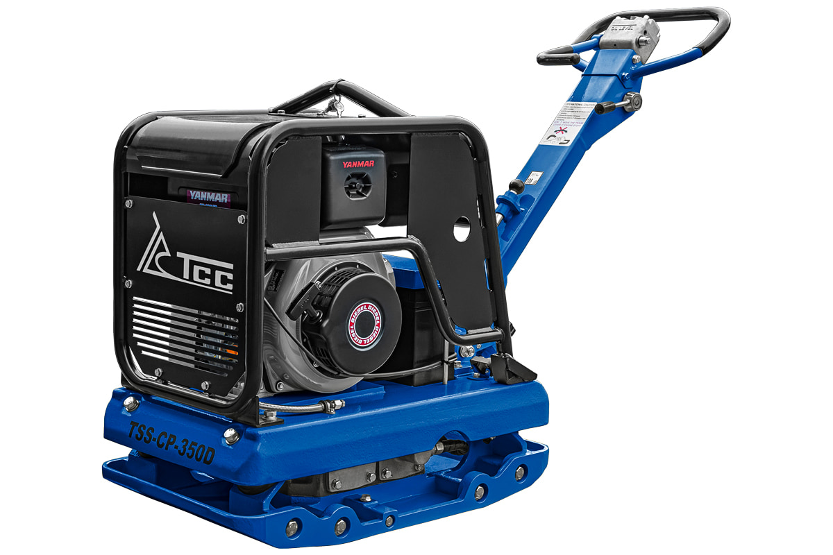Виброплита реверсивная TSS-CP-350D (гидравлический привод, электростарт, АКБ)